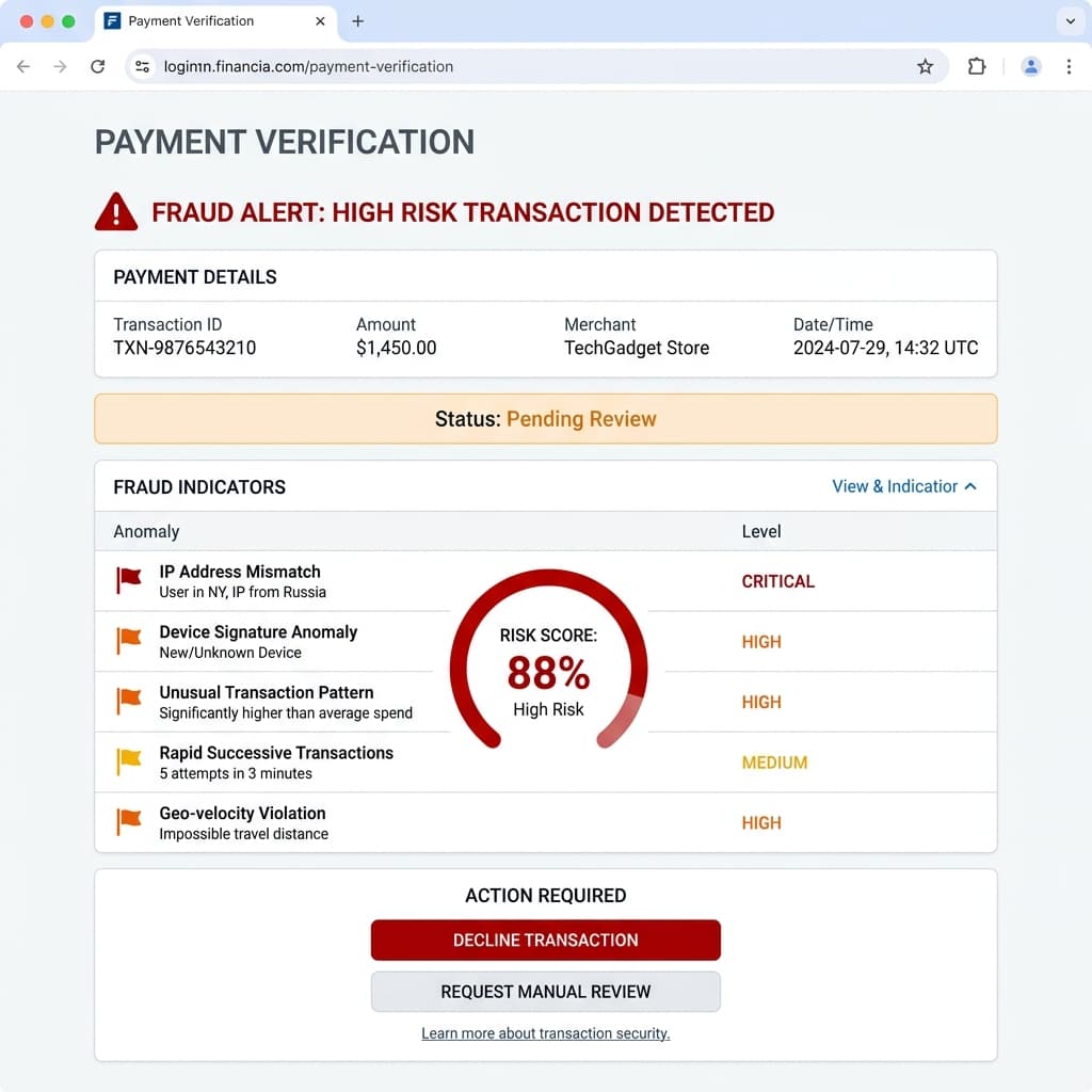Payment verification and chargeback support workflow