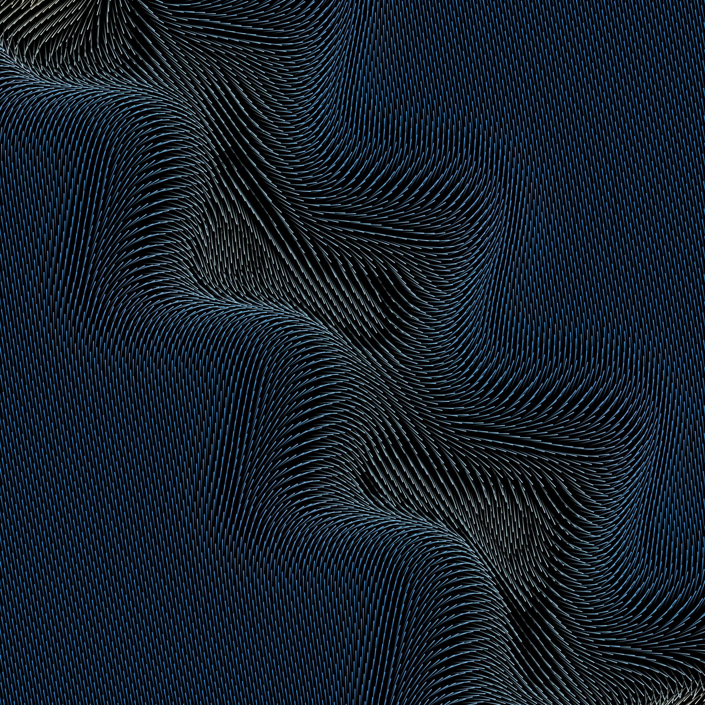 Abstract digital network visualization